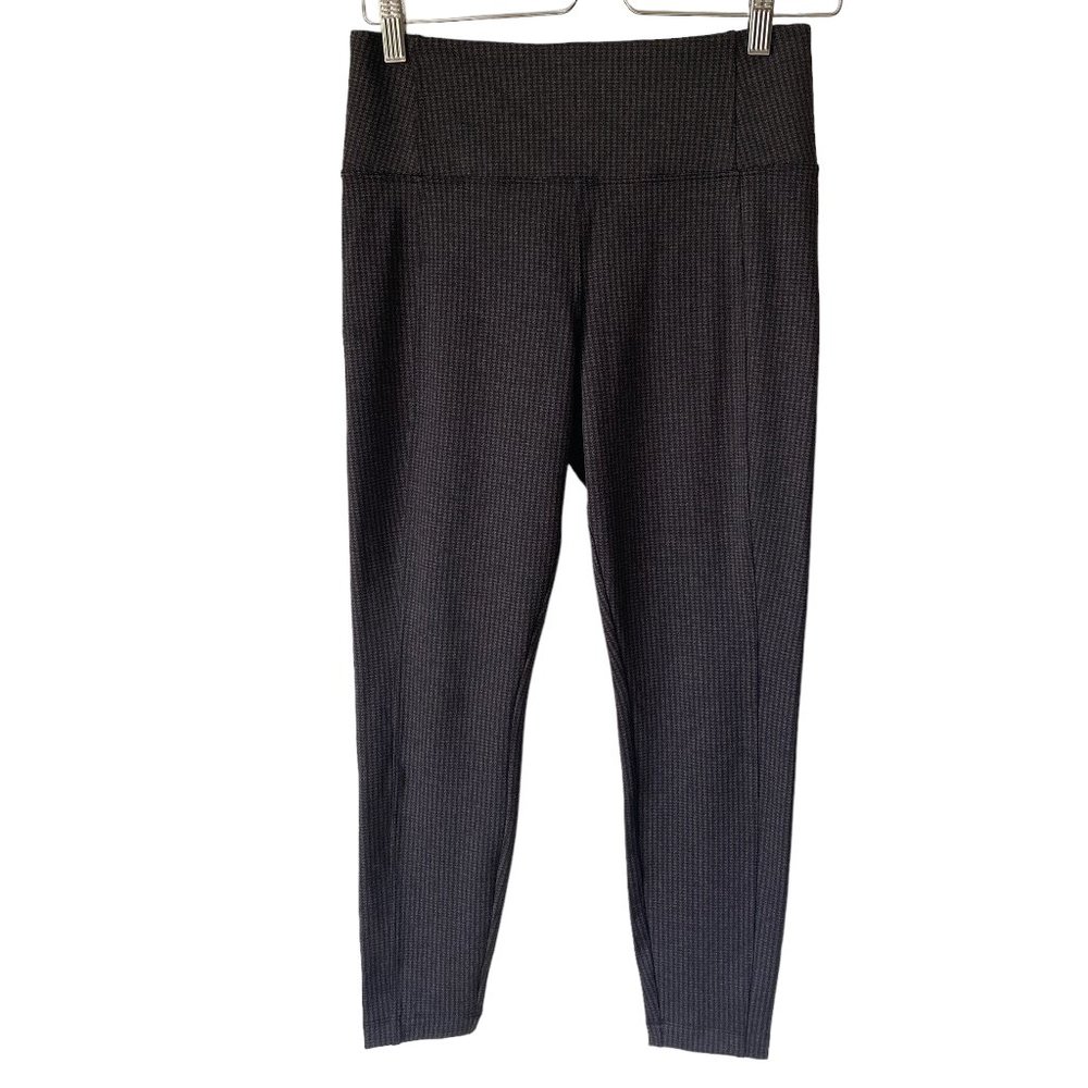 Athleta  Delancey Houndstooth Tights Leggings Brown Black Size Small Petite